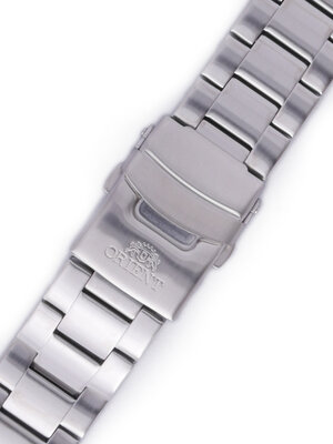 brazalete de acero inoxidable Orient KDEJVSS 24mm (para modelo FUNE3), plateado