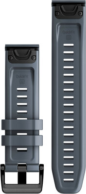 Correa de silicona Garmin 22mm (para Garmin Fenix 8/7/6 (47mm), Epix 2, etc.), azul V2, QuickFit, 010-13111-05
