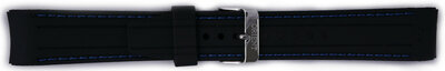correa de silicona Orient VDFCKSX 22mm (para modelo FUNG3), negro
