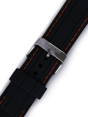 correa de silicona Orient VDFCKSZ 22mm (para modelo FUNG3), negro