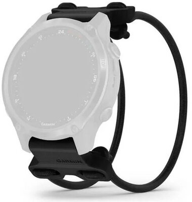 Correa de silicona Garmin 20mm Bungee Mount (para Garmin Fenix 8/7S/6S (43mm), etc.), negro, QuickFit, 010-13249-00
