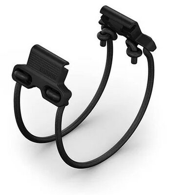 Correa de silicona Garmin 20mm Bungee Mount (para Garmin Fenix 8/7S/6S (43mm), etc.), negro, QuickFit, 010-13249-00