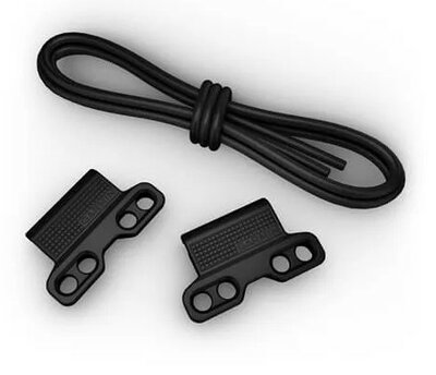 Correa de silicona Garmin 22mm Bungee Mount (para Garmin Fenix 8/7/6 (47mm), Epix 2, etc.), negro, QuickFit, 010-13249-01