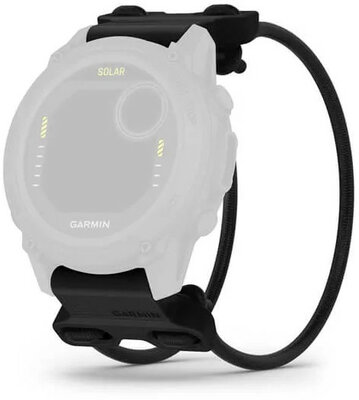 Correa de silicona Garmin 22mm Bungee Mount (para Garmin Fenix 8/7/6 (47mm), Epix 2, etc.), negro, QuickFit, 010-13249-01