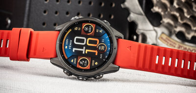 Correa de silicona Ricardo 20mm (para Garmin Fenix 8/7S/6S (43mm), etc.), rojo, QuickFit