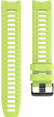 Correa para Garmin Instinct, silicona, verde, hebilla negra