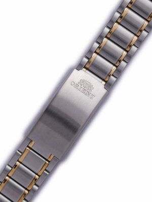 Brazalete de acero inoxidable Orient KCDQBS0 20mm (para el modelo FEU00), bicolor