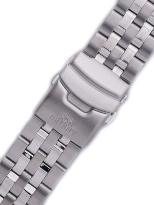 brazalete de acero inoxidable Orient PDEACSS 24mm (para modelo TT0Q), plateado