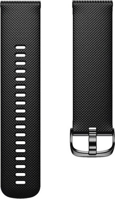 Correa de liberación rápida 20 mm, silicona, negra, hebilla negra (Garmin Venu, Venu Sq, Venu 2 plus, etc.)