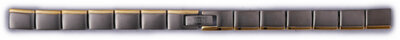 Brazalete de titanio Orient ADBWJTZ (para el modelo CUBLS), bicolor