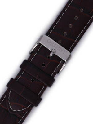 correa de cuero Orient UDFFCS1 22mm (para modelo FEU0B), marrón
