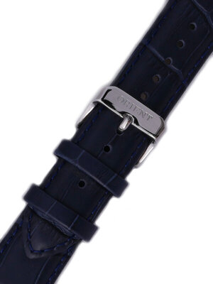 Correa de cuero Orient UL016013J0 22mm (para modelo RA-AG00), azul