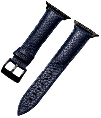 Correa de piel Ricardo (para Apple Watch 42/44/45/49mm), azul