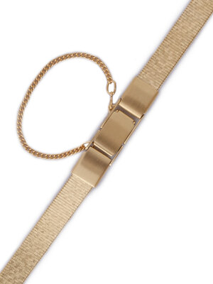 brazalete de acero inoxidable Orient NCEDGGG, dorado