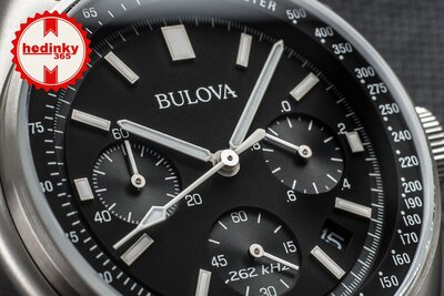 Bulova Lunar Pilot Quartz Chronograph 96B251 Special Edition (+ correa de repuesto)