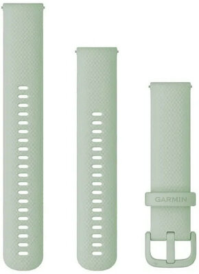 Correa de liberación rápida Garmin 20mm, menta, hebilla verde (para Venu, Venu Sq, Venu 2 plus, etc.) + pieza extendida