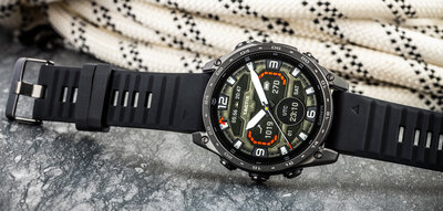 Correa de silicona Ricardo 22mm (para Garmin Fenix 8/7/6 (47mm), Epix 2 y otros), negra V1, QuickFit