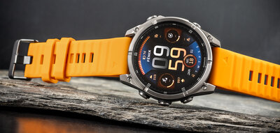 Correa de silicona Ricardo 22mm (para Garmin Fenix 8/7/6 (47mm), Epix 2 etc.), naranja V1, QuickFit