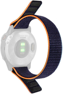 Correa de rosca 20mm, nylon, azul (Garmin Fenix 7S/6S/5S etc.)