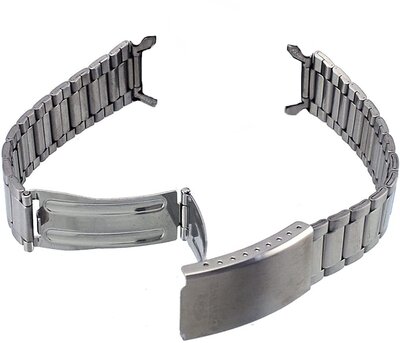 Brazalete de acero inoxidable Orient M0902SS 19mm (para modelos AB00, EM04), plateado
