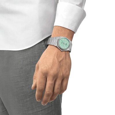 Tissot PRX Quartz T137.410.11.091.01 (en color Tiffany Blue)