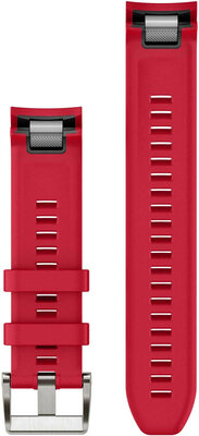 Correa de silicona Garmin 22mm (para Garmin Fenix 8/7/6 (47mm), Epix 2, etc.), rojo V2, QuickFit, 010-13225-03