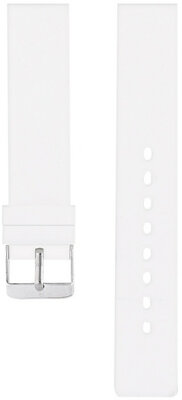 Correa de silicona Prim MPM 18 mm, infantil, blanca