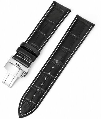 correa de cuero Ricardo Cortona, negro, Quick Release