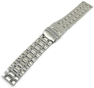 brazalete de acero inoxidable Ricardo Citerno, plateado