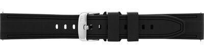 Correa de silicona Morellato Brais 5755187.019 L, negra, Quick Release