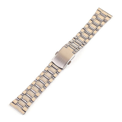 brazalete de acero inoxidable Ricardo Banzena, plateado