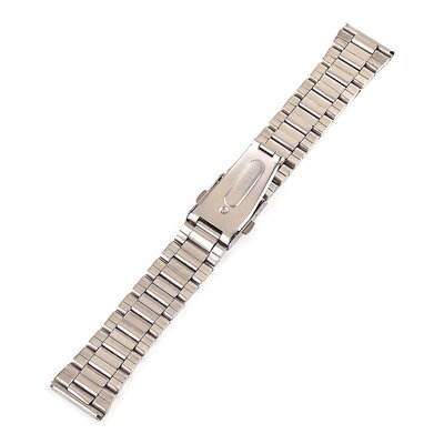 brazalete de acero inoxidable Ricardo Banzena, plateado