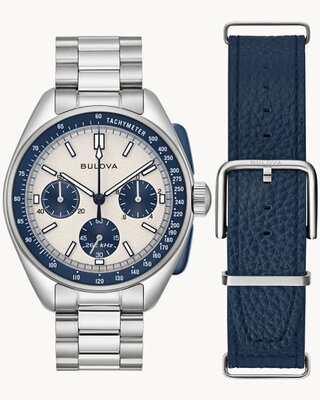 Bulova Lunar Pilot Quartz Chronograph 98K112 (+ correa de repuesto)