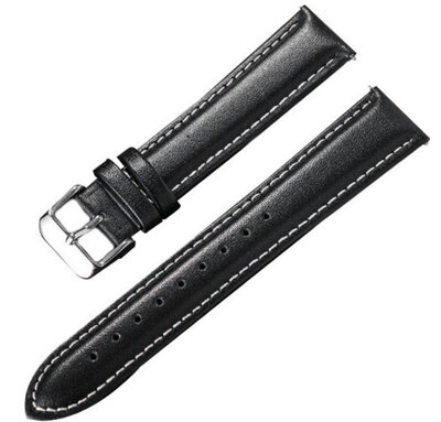 Correa de piel negra Ricardo Cagli, V2, Quick Release