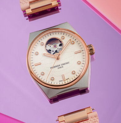 Frederique Constant Highlife Ladies Heart Beat Automatic FC-310VD2NH2B (+ correa de repuesto)