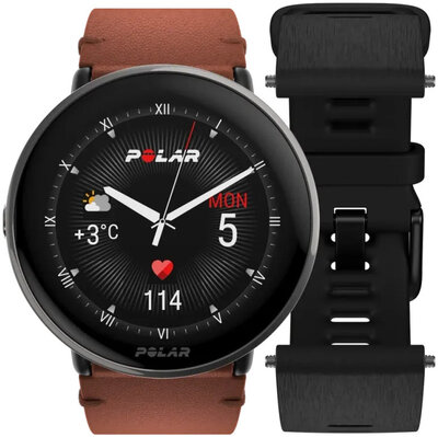 Polar Ignite 3 Titanium Sun-Kissed Bronze, talla S-L (+ correa de repuesto)