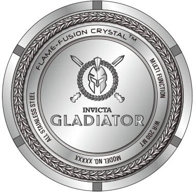 Invicta Gladiator Quartz 43mm 41123 (138 diamantes)
