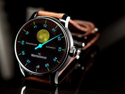 MeisterSinger Stratoscope Golden Moon Phase Automatic ST982G_SG03
