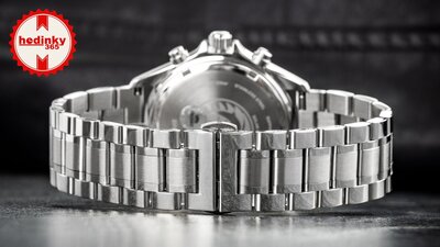 brazalete de acero inoxidable Ricardo Montorio, plateado