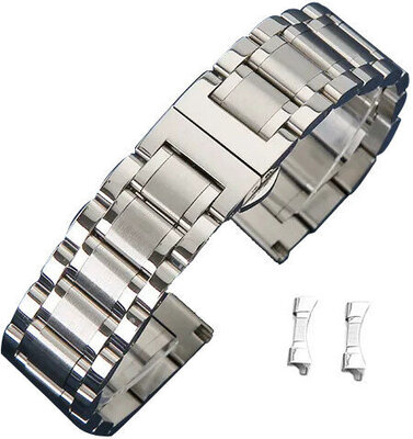 Pulsera de acero plateado Ricardo Montorio