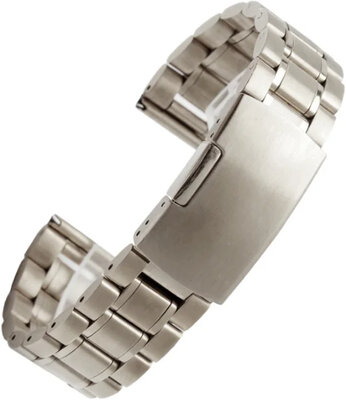 brazalete de acero inoxidable Ricardo Benevento, plateado