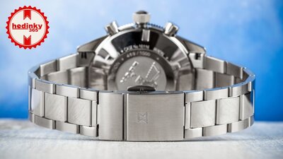 Edox SkyDiver Chronograph Quartz 10116-3-buidn Limited Edition 1000pcs ( + correa de repuesto )