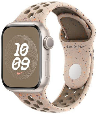 correa de silicona Apple (para Apple Watch 38/40/41mm), beige, talla M/L