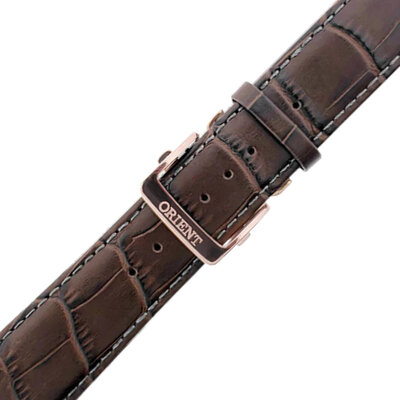 Correa de cuero Orient UL015012P0 22mm (para modelo RA-AK00), marrón