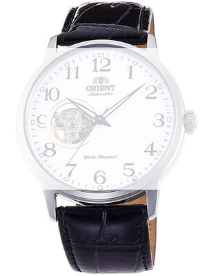Correa de cuero Orient UL007011J0 22mm (para el modelo RA-AG00), negro