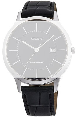 correa de cuero Orient UL00E011J0 18mm (para modelo RF-QD00), negro