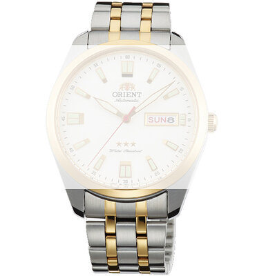 brazalete de acero inoxidable Orient KDFFUSZ 20mm (para model RA-AB00), bicolor