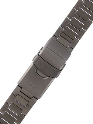 brazalete de acero inoxidable Orient UM00J117N0 20mm (para model RA-AC0L), negro
