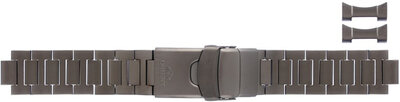 brazalete de acero inoxidable Orient UM00J117N0 20mm (para model RA-AC0L), negro