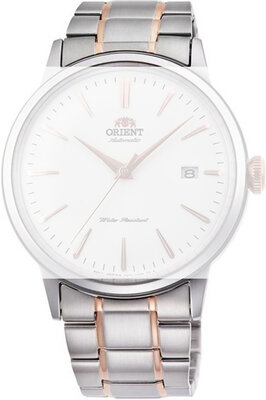 brazalete de acero inoxidable Orient UM020111R0 21mm (para modelos RA-AC00, RA-AG04), bicolor